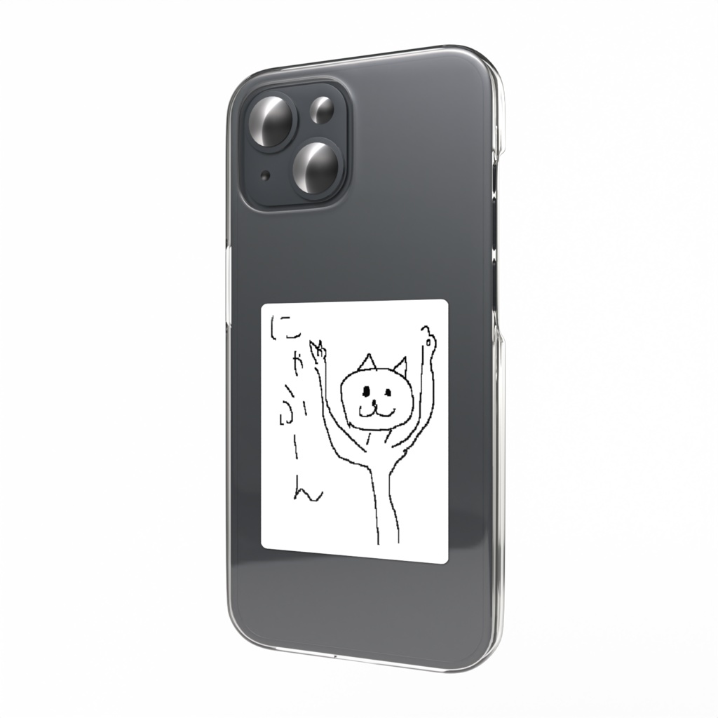 にゃふーんスマホステッカー