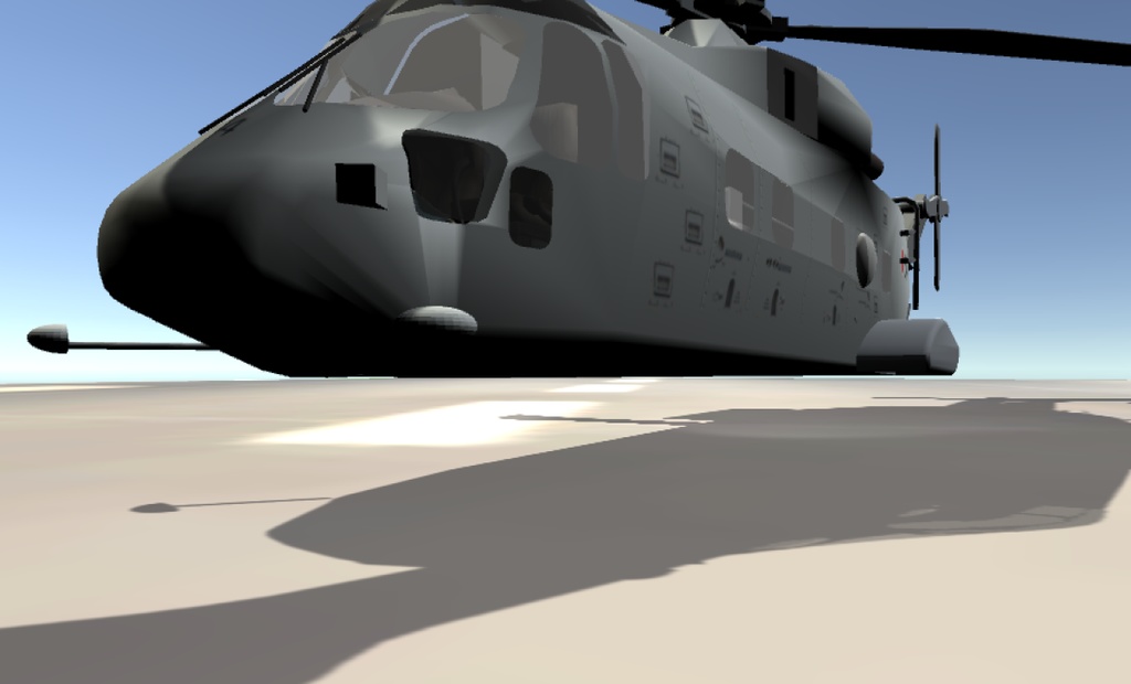 掃海ヘリ MCH-101 (Unity Package)