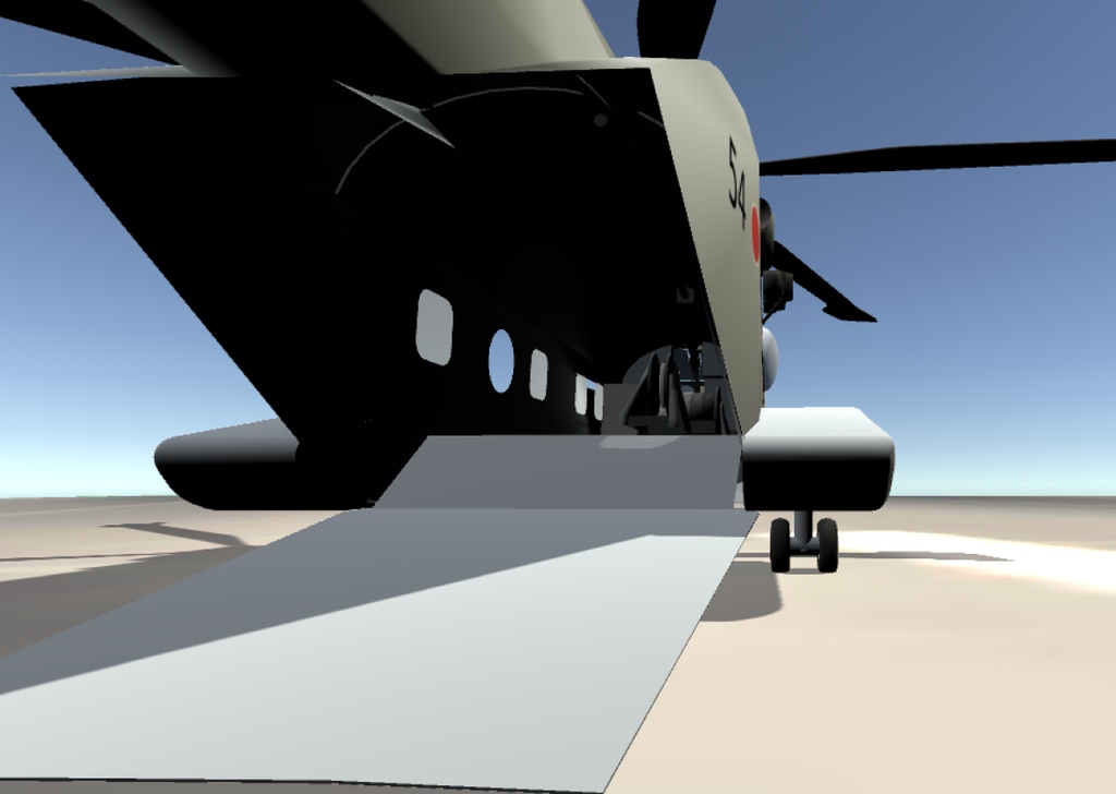 掃海ヘリ MCH-101 (Unity Package)