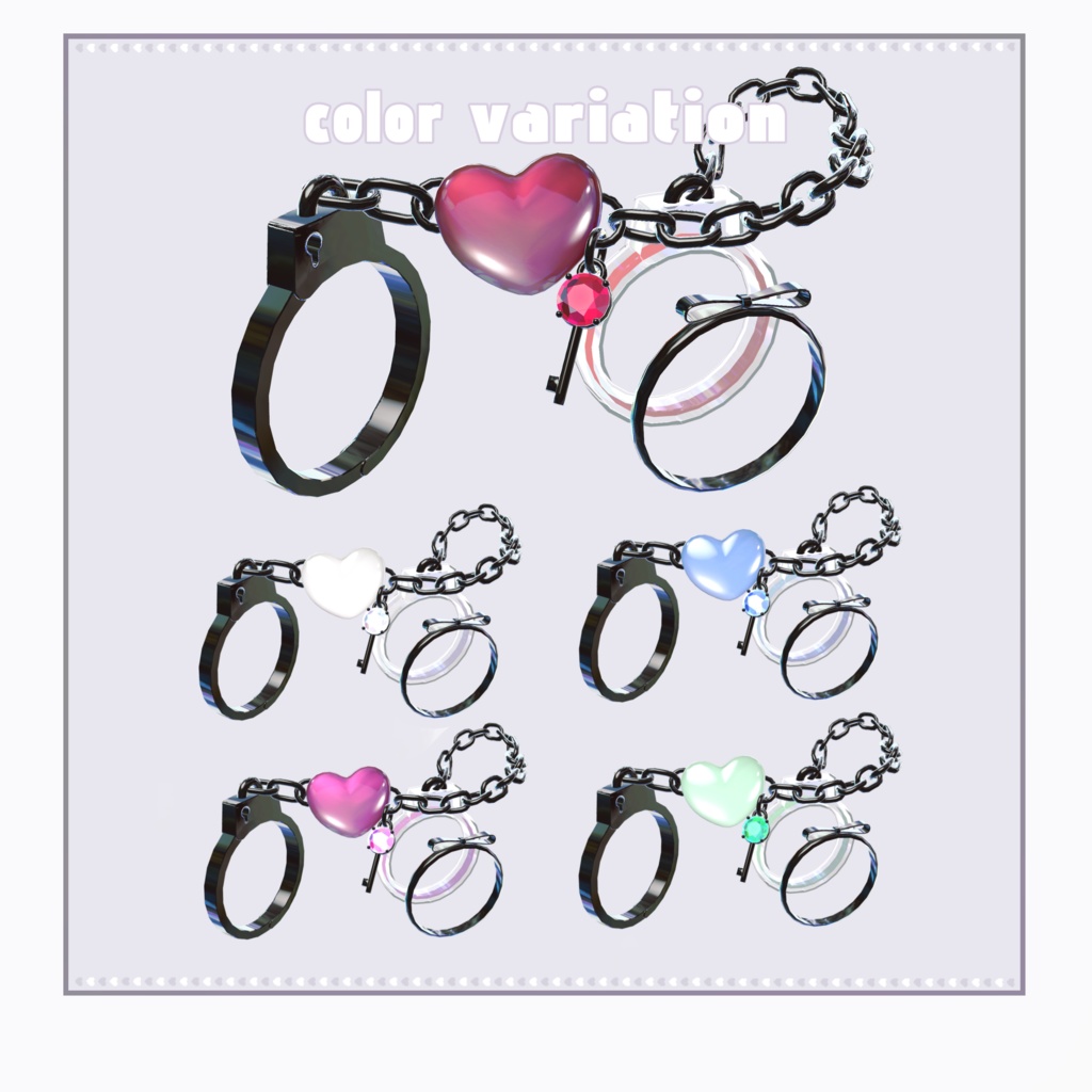 【Free】Heartbound / Handcuffs ring