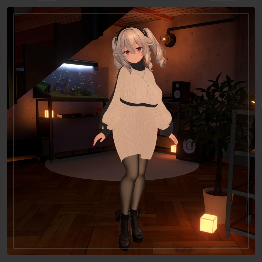 【期間限定セール】 Papilveil 【VRChat向け衣装/9アバター対応】