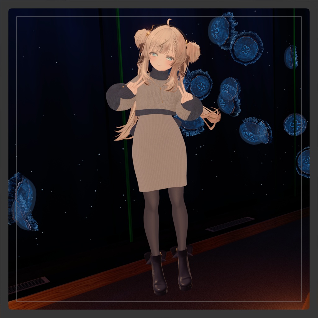 【期間限定セール】 Papilveil 【VRChat向け衣装/9アバター対応】