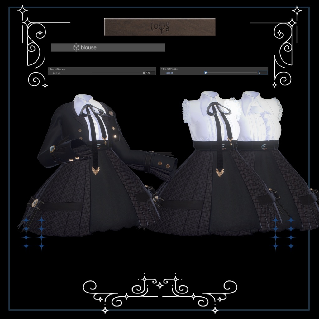 【期間限定50%OFFセール】 Lignis 【VRChat向け衣装/9アバター対応】