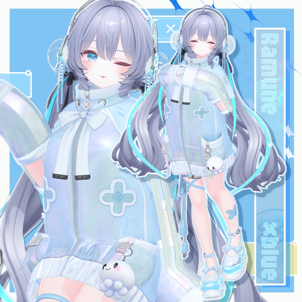 【期間限定50%OFFセール中】🪼Mimele【VRChat向け衣装/14アバター対応】