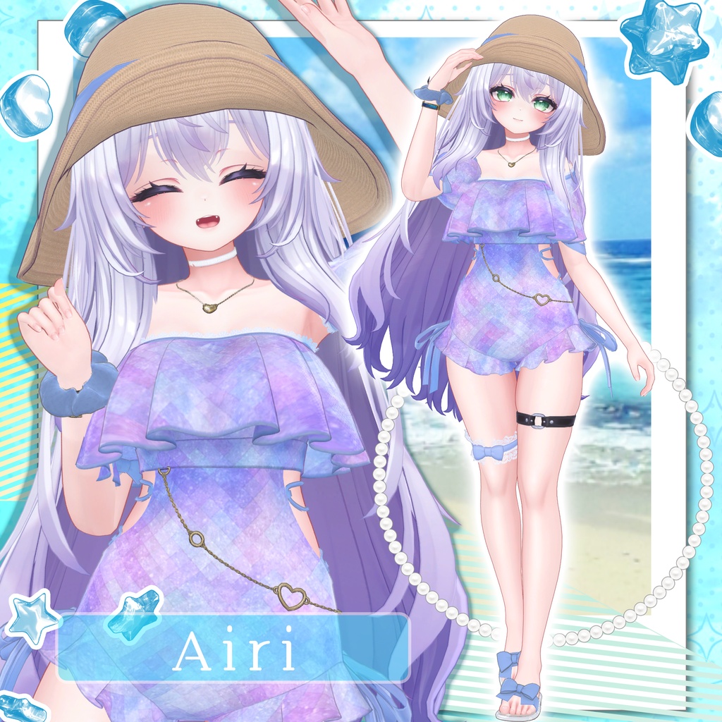 【期間限定50%OFFセール】🌊Nareva【VRChat向け衣装/14アバター対応】
