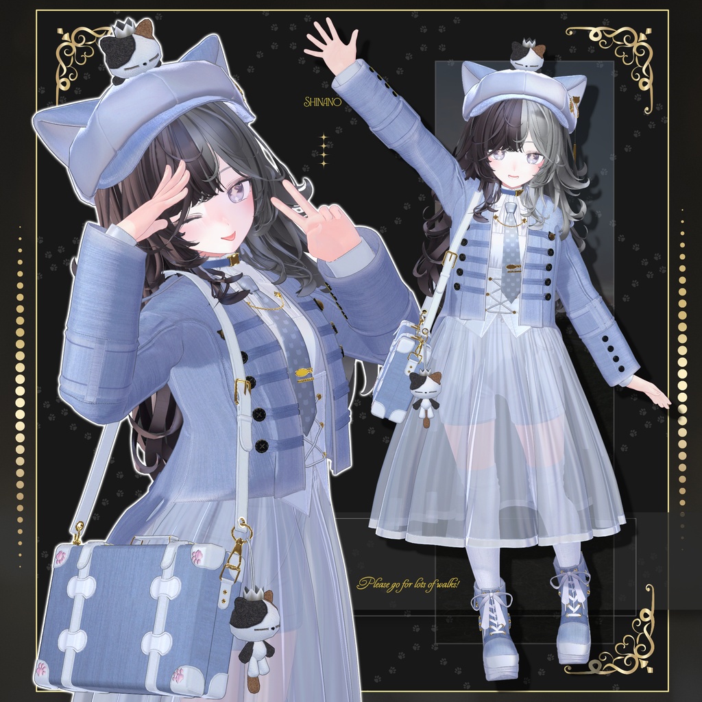 【期間限定50%OFFセール】🐈⬛Nyaperia【VRChat向け衣装/15アバター対応】