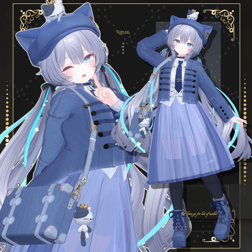 【期間限定50%OFFセール】🐈⬛Nyaperia【VRChat向け衣装/15アバター対応】