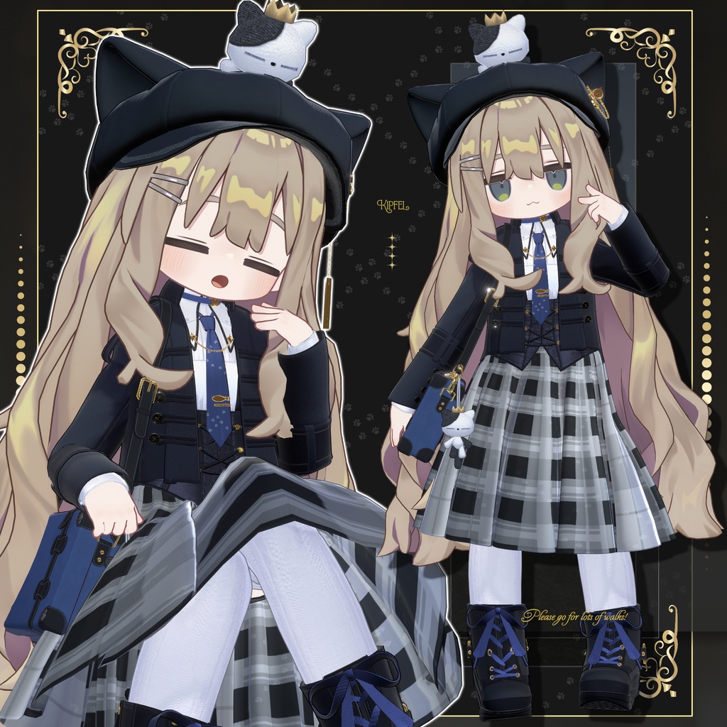 【期間限定50%OFFセール】🐈⬛Nyaperia【VRChat向け衣装/15アバター対応】