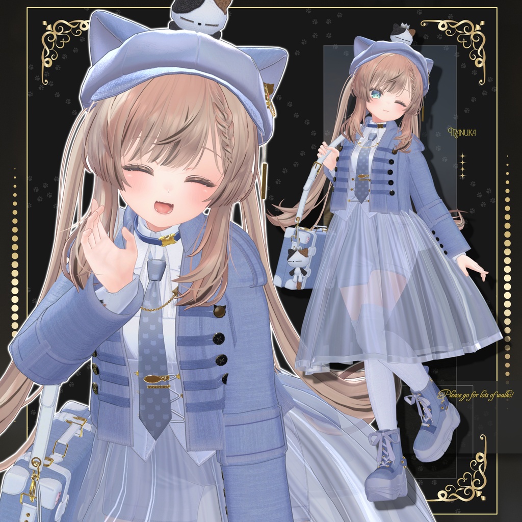 【期間限定50%OFFセール】🐈⬛Nyaperia【VRChat向け衣装/15アバター対応】