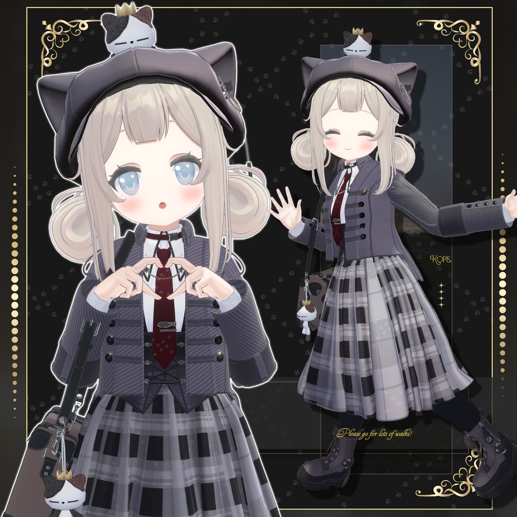【期間限定50%OFFセール】🐈⬛Nyaperia【VRChat向け衣装/15アバター対応】