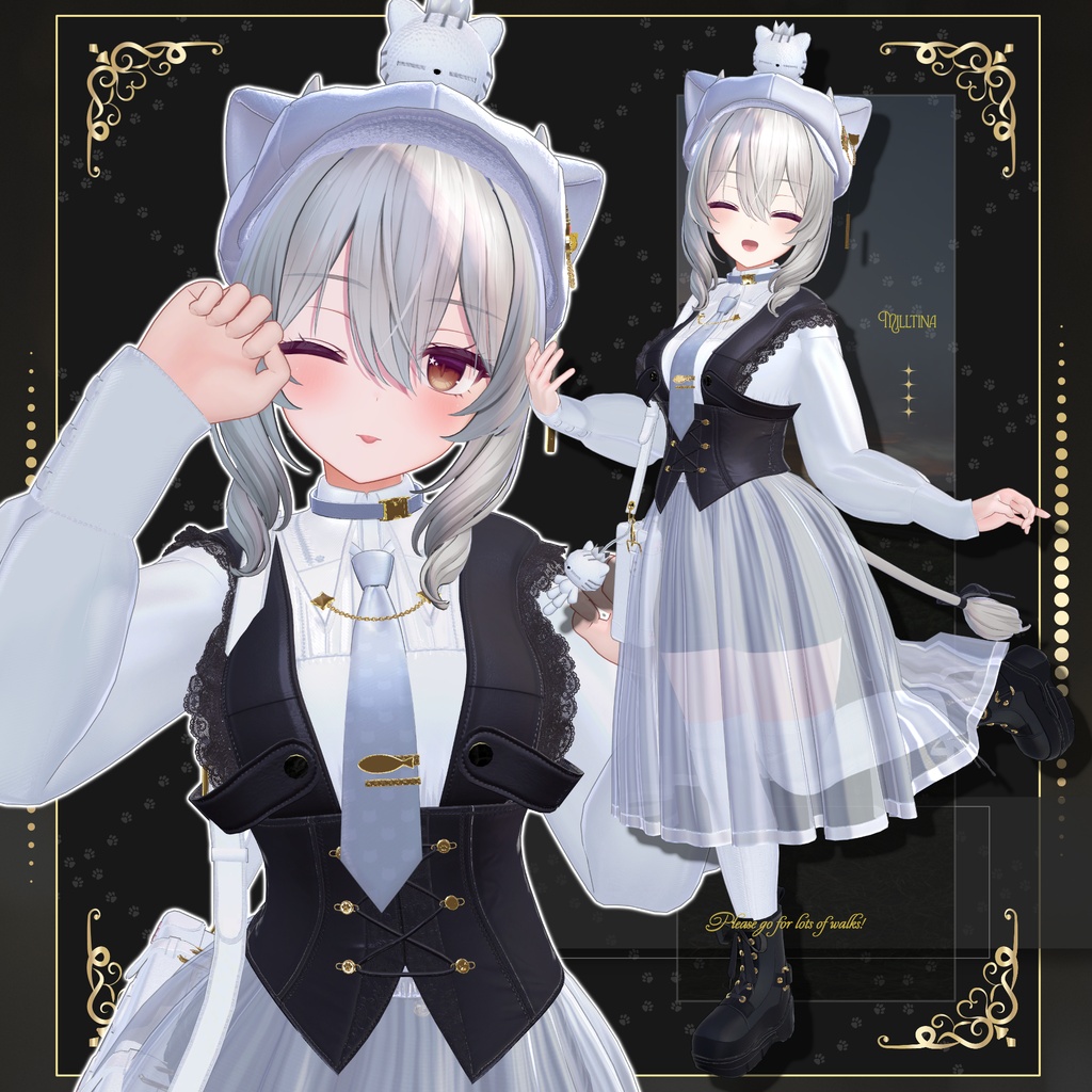 【期間限定50%OFFセール】🐈⬛Nyaperia【VRChat向け衣装/15アバター対応】