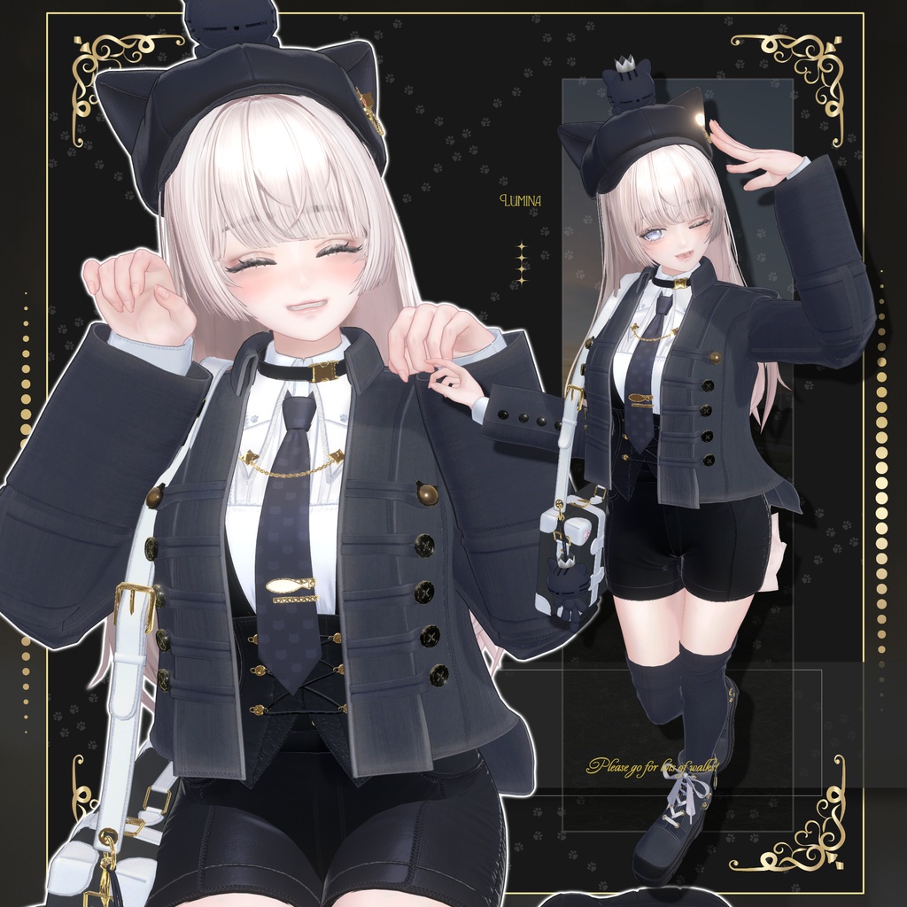 【期間限定50%OFFセール】🐈⬛Nyaperia【VRChat向け衣装/15アバター対応】