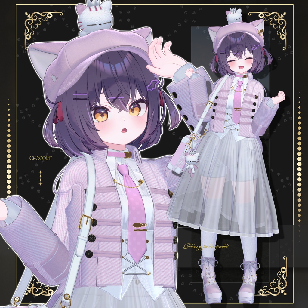 【期間限定50%OFFセール】🐈⬛Nyaperia【VRChat向け衣装/15アバター対応】