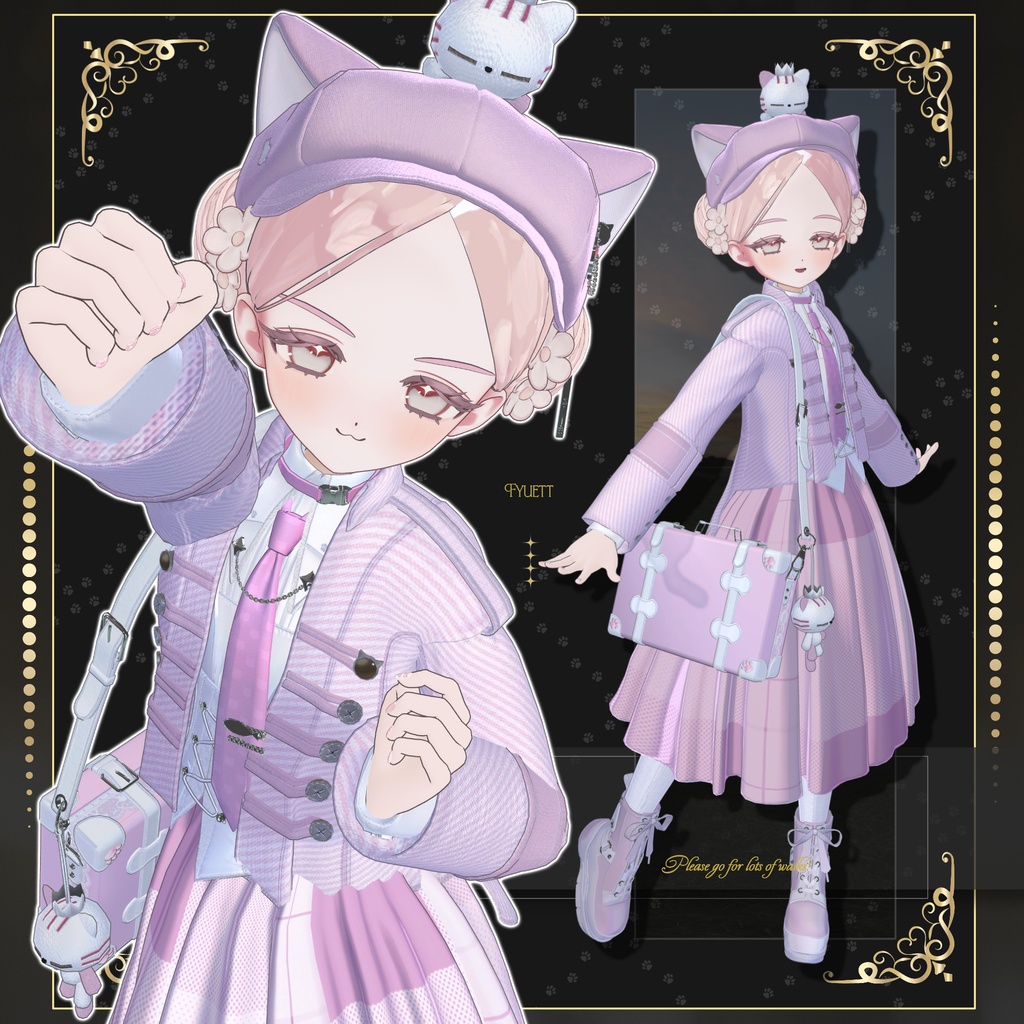 【期間限定50%OFFセール】🐈⬛Nyaperia【VRChat向け衣装/15アバター対応】