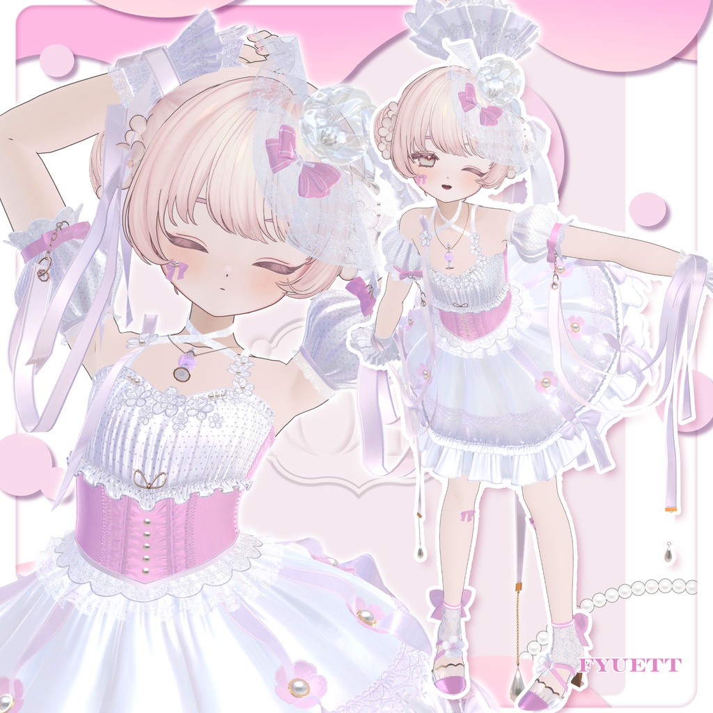 【50%OFF SALE】🌸Fioria【VRChat向け衣装/14アバター対応】