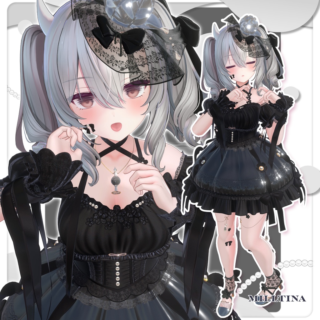 【50%OFF SALE】🌸Fioria【VRChat向け衣装/14アバター対応】