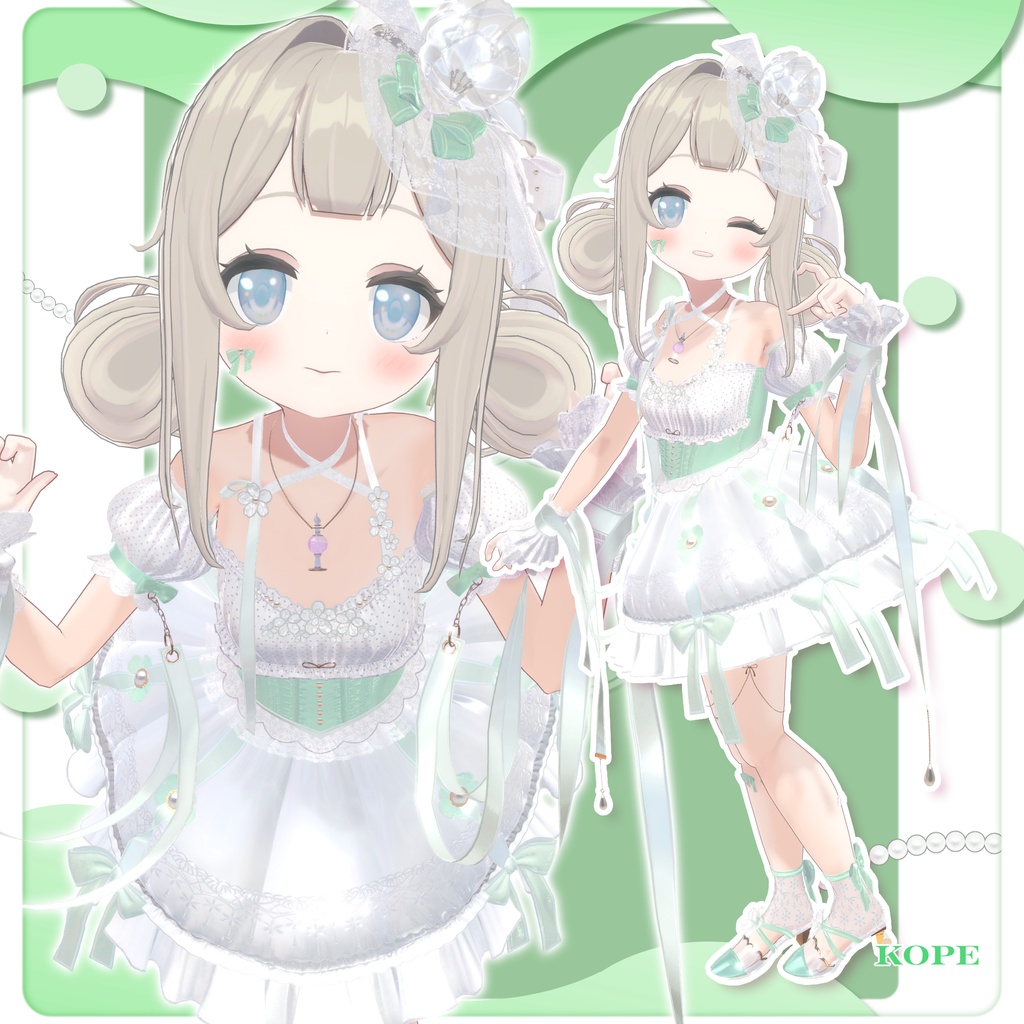 【50%OFF SALE】🌸Fioria【VRChat向け衣装/14アバター対応】