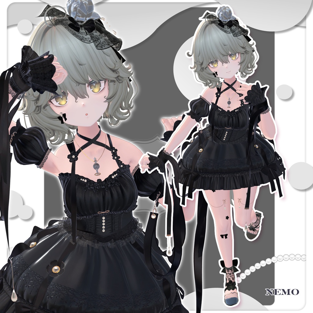 【50%OFF SALE】🌸Fioria【VRChat向け衣装/18アバター対応】
