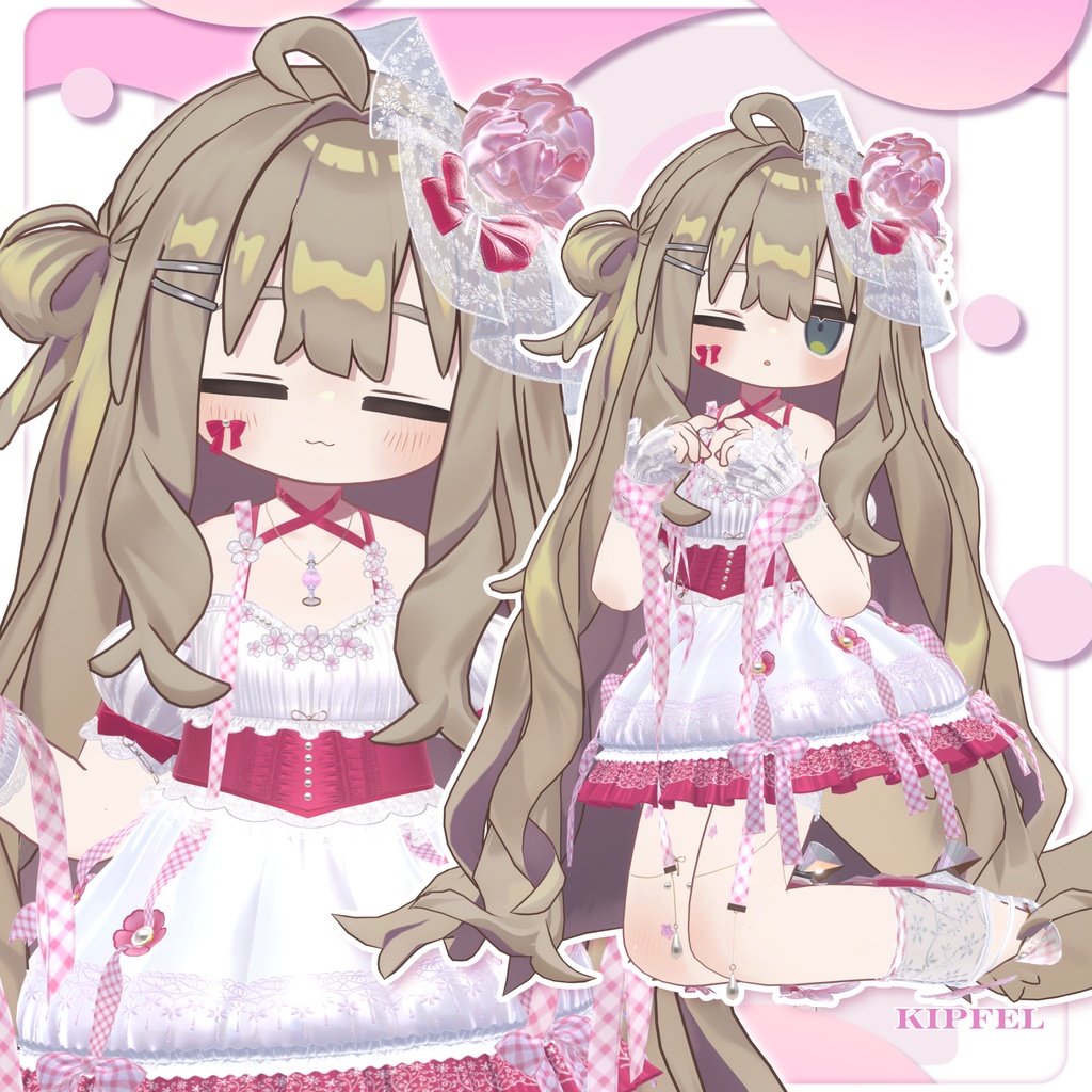 【50%OFF SALE】🌸Fioria【VRChat向け衣装/14アバター対応】