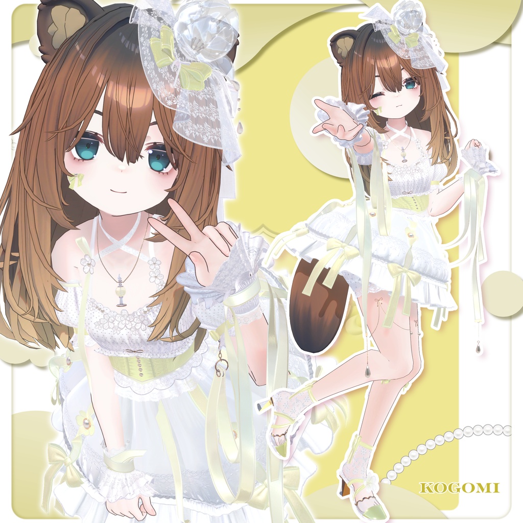 【50%OFF SALE】🌸Fioria【VRChat向け衣装/18アバター対応】