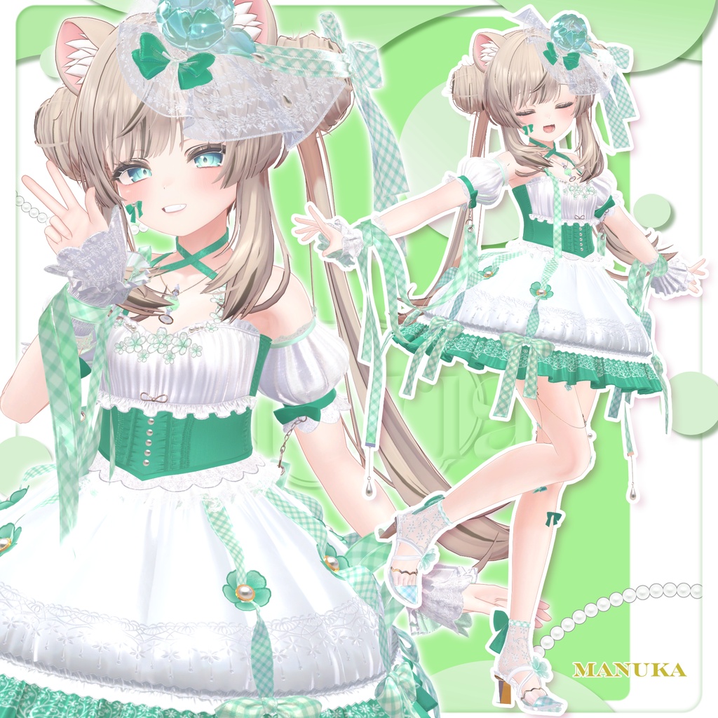 【50%OFF SALE】🌸Fioria【VRChat向け衣装/14アバター対応】