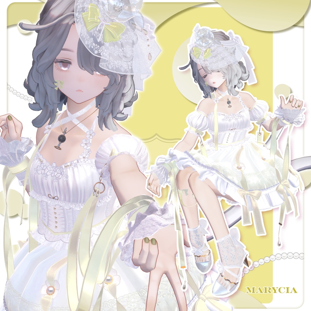 【50%OFF SALE】🌸Fioria【VRChat向け衣装/14アバター対応】