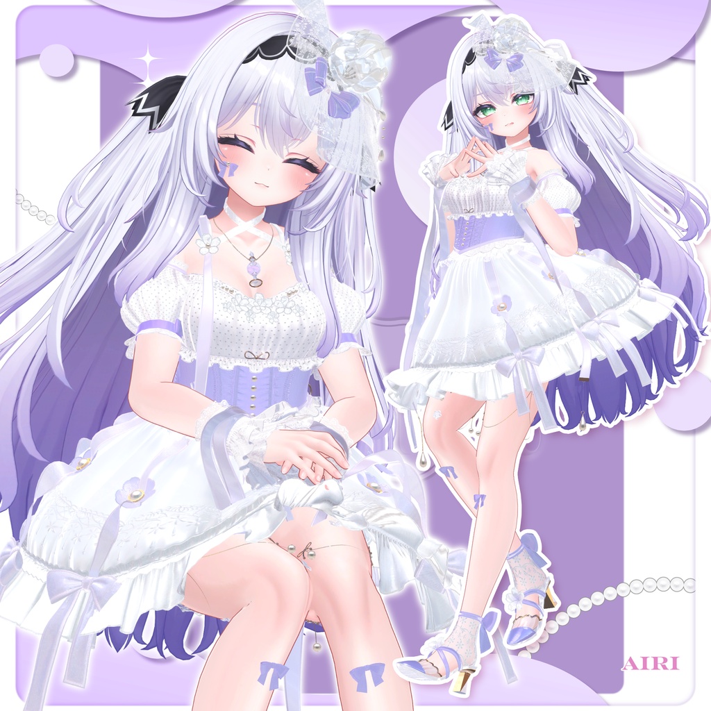 【50%OFF SALE】🌸Fioria【VRChat向け衣装/18アバター対応】