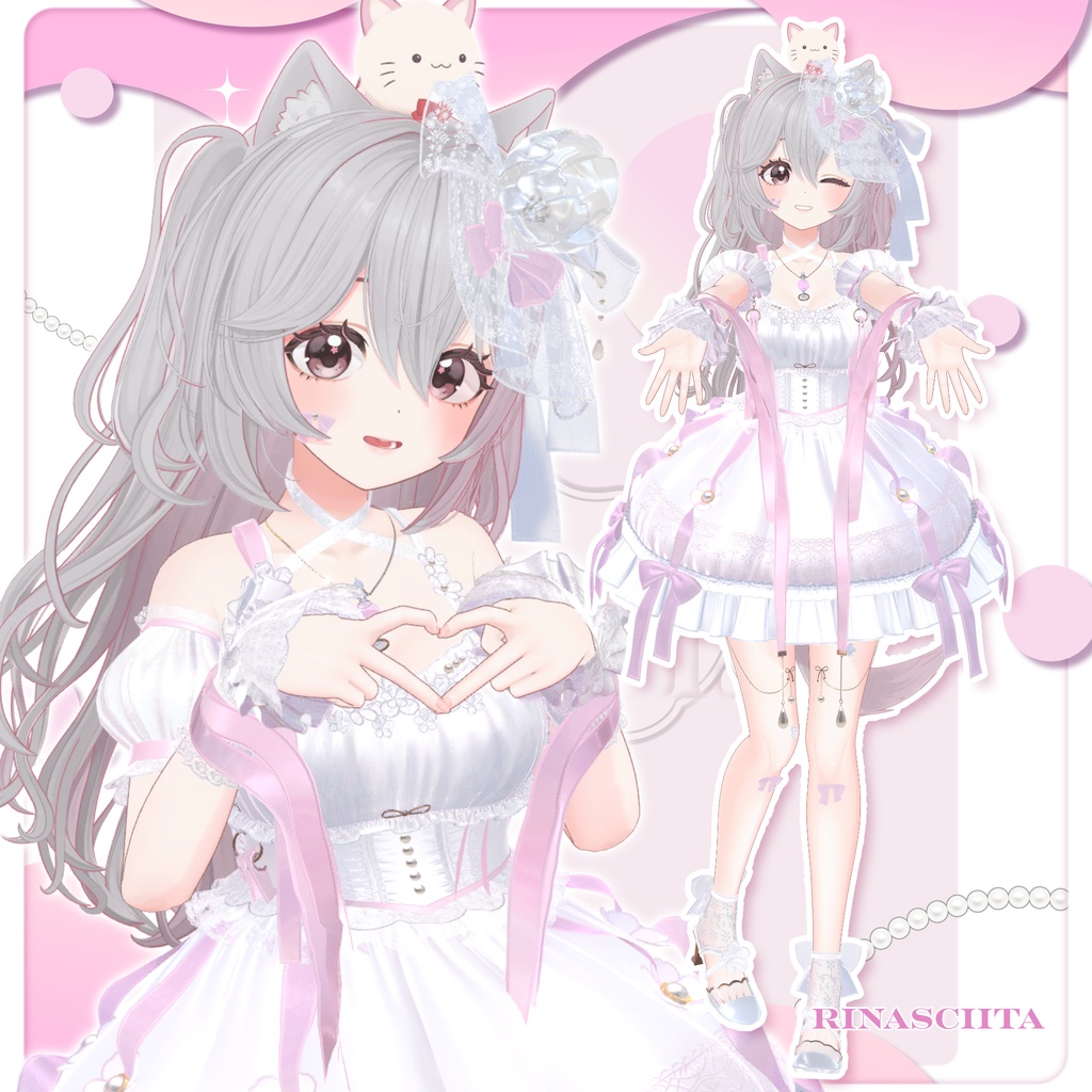 【50%OFF SALE】🌸Fioria【VRChat向け衣装/14アバター対応】
