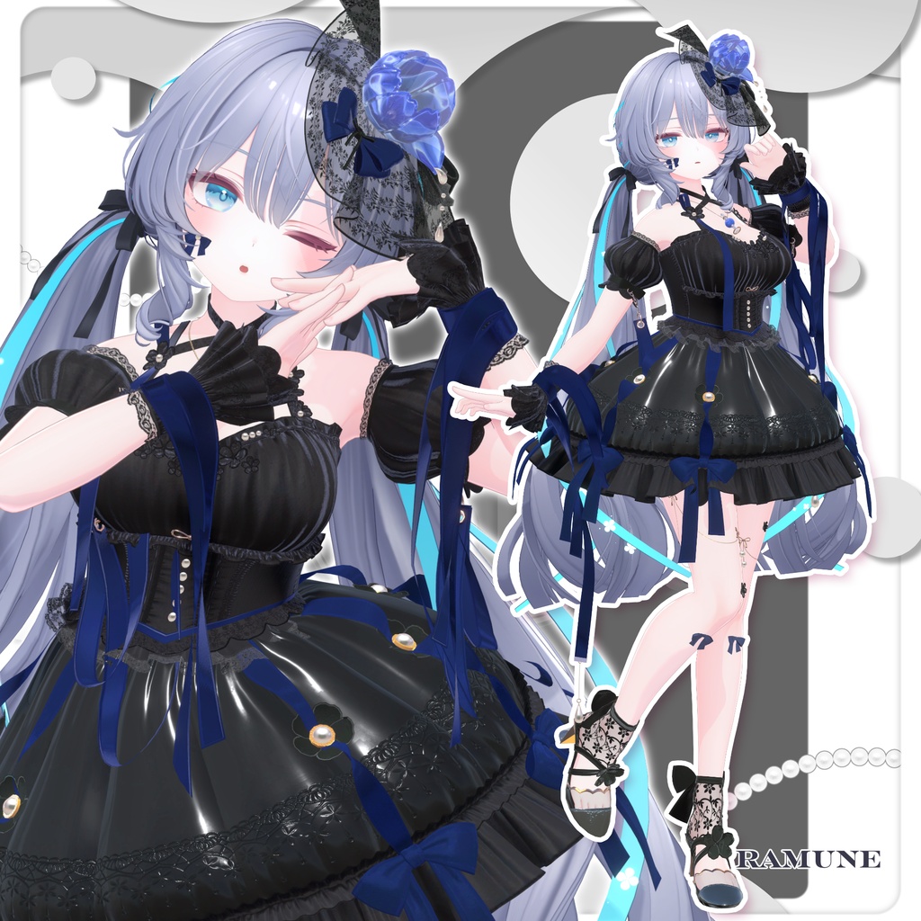 【50%OFF SALE】🌸Fioria【VRChat向け衣装/14アバター対応】