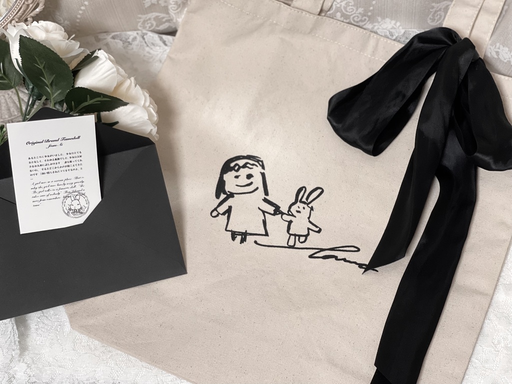 【tote bag】-少女の描いた絵-