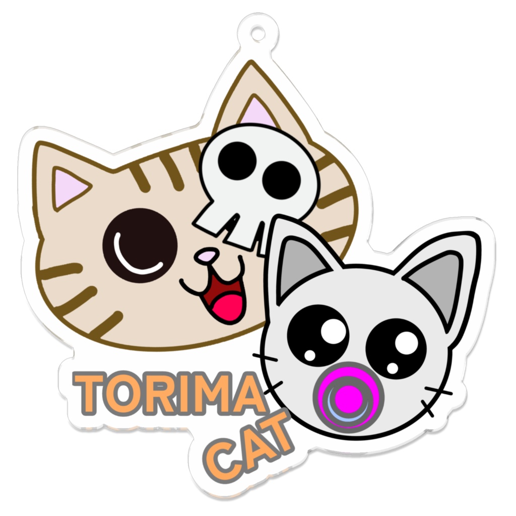 TorimaCatアクリルキーホルダー(コーティング)