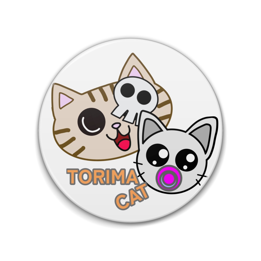 TORIMA CAT 缶バッジ76mm