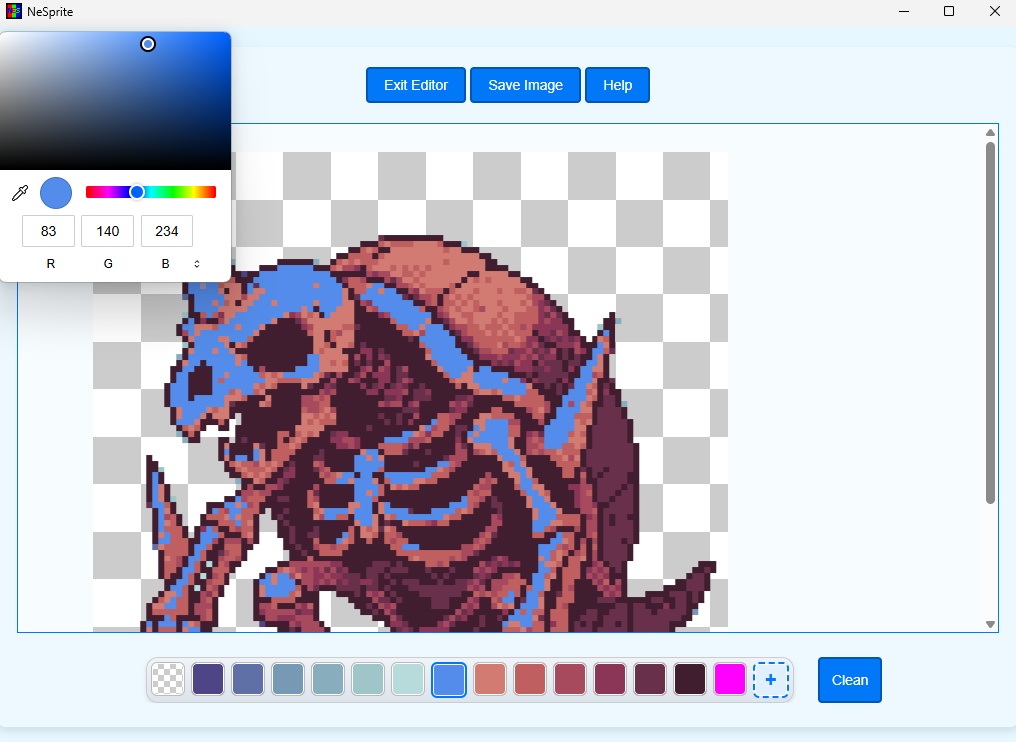 ドット変換ソフト「NeSprite」