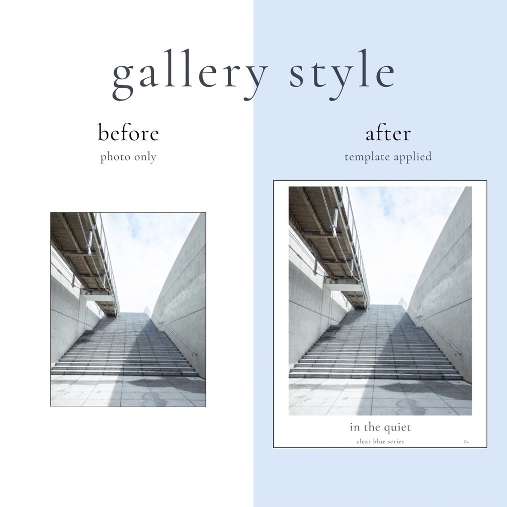 世界観が整う | 淡色・エモ系 canvaテンプレート