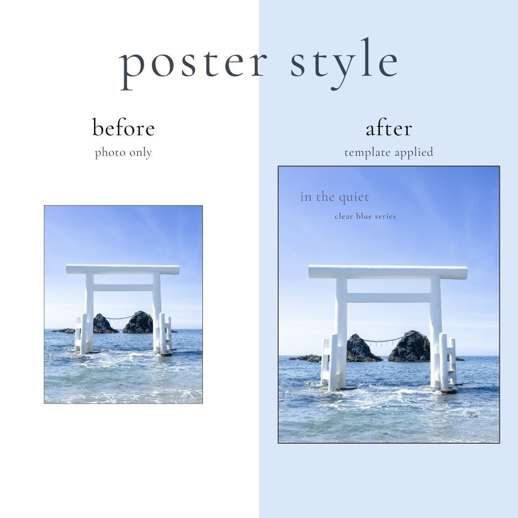 世界観が整う | 淡色・エモ系 canvaテンプレート