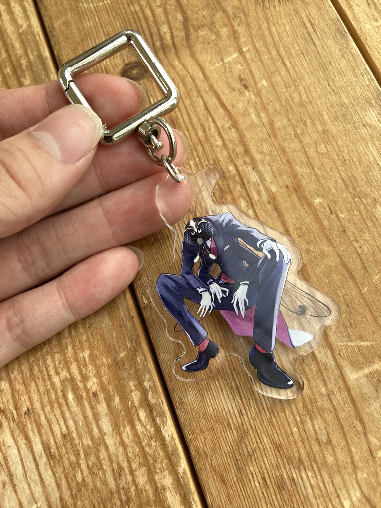 スーツ×昆虫アクリルキーホルダー