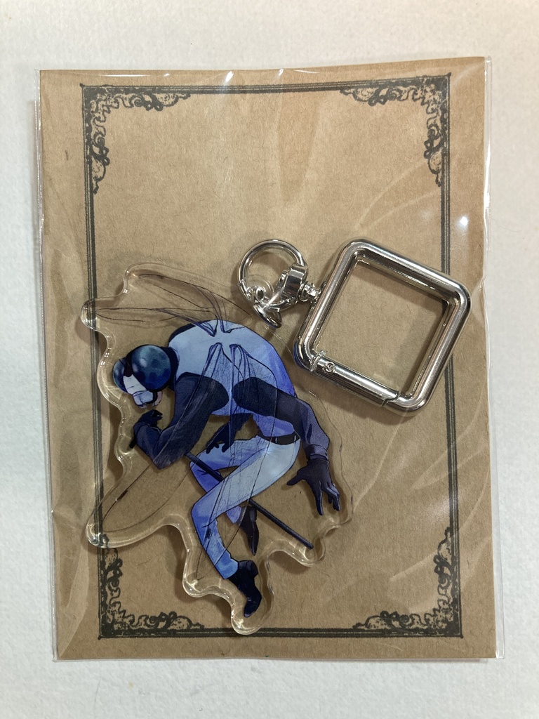 スーツ×昆虫アクリルキーホルダー