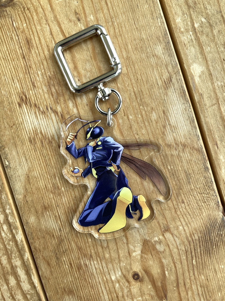 スーツ×昆虫アクリルキーホルダー