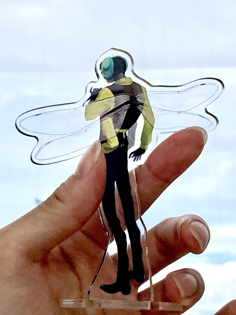 スーツ×昆虫アクリルスタンド