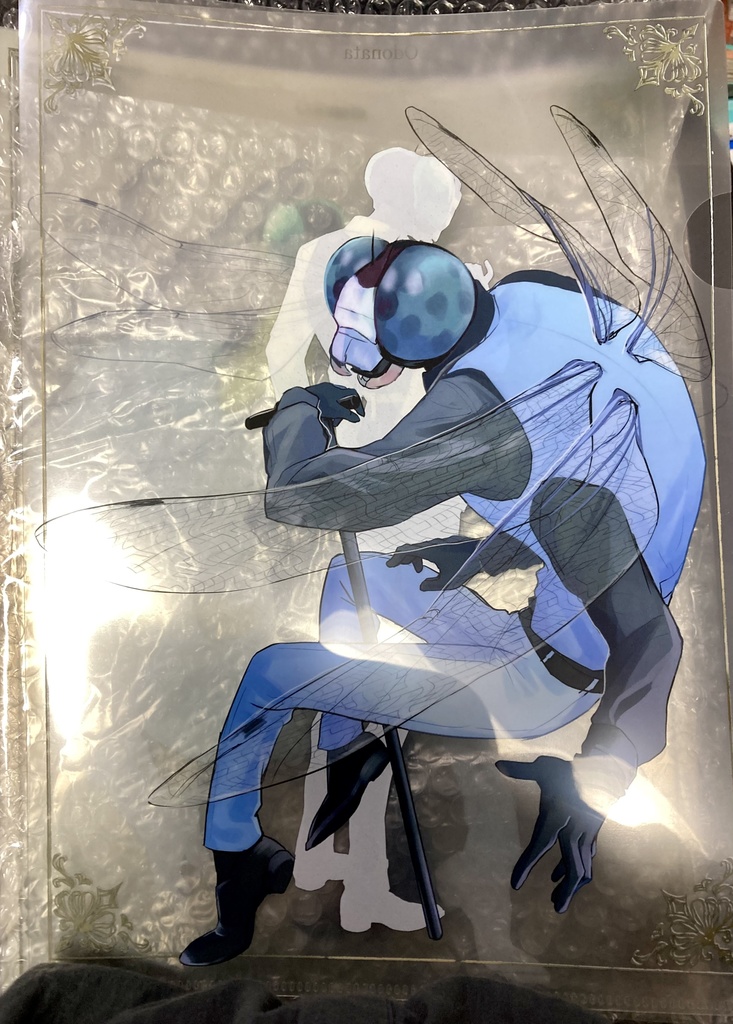 スーツ×昆虫クリアファイル