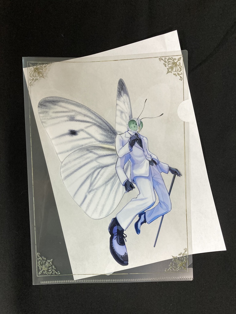 スーツ×昆虫クリアファイル