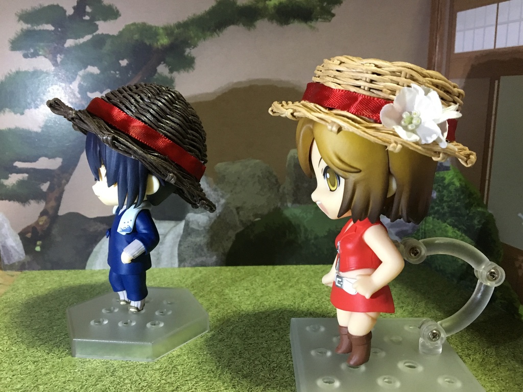 【B級品】ねんどろいど用麦わら帽子 ベージュ