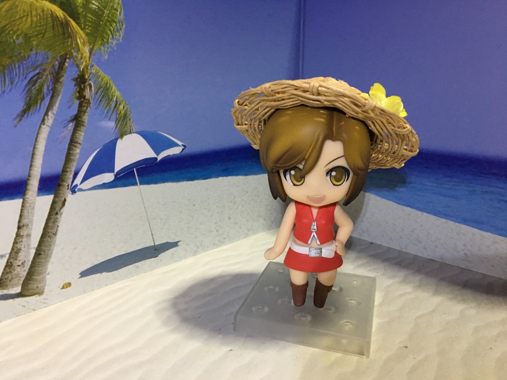 【B級品】ねんどろいど用麦わら帽子 ベージュ