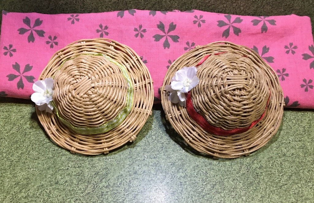 【B級品】ねんどろいど用麦わら帽子 ベージュ