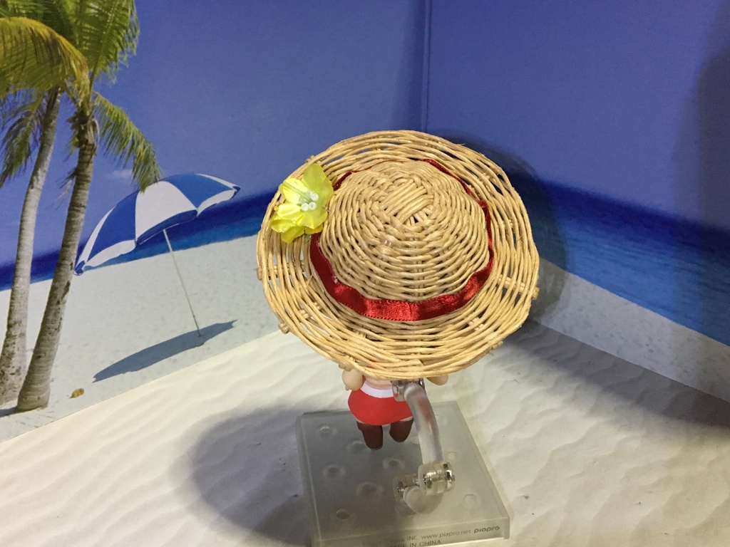 【B級品】ねんどろいど用麦わら帽子 ベージュ