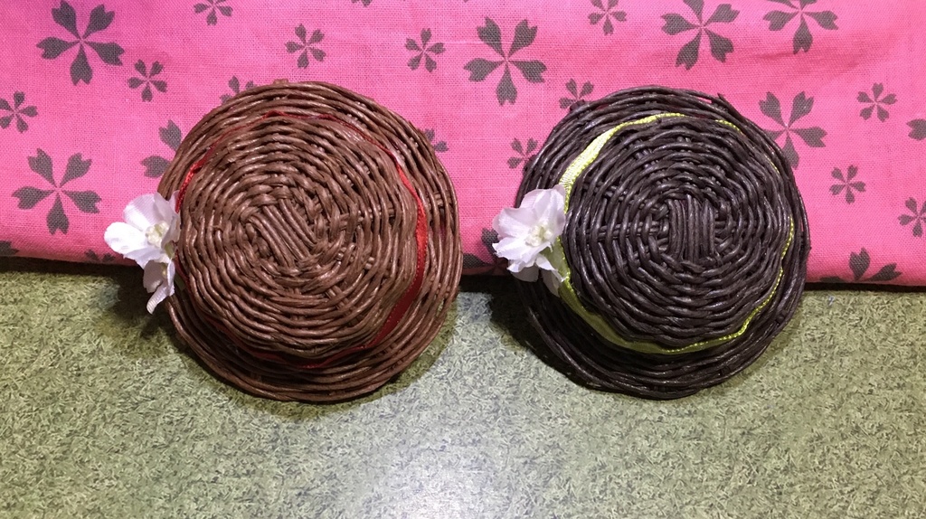 【B級品】ねんどろいど用麦わら帽子 ベージュ