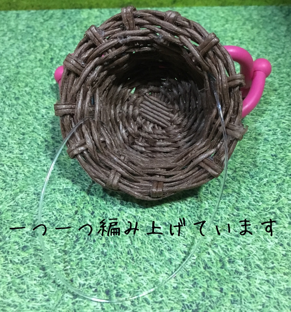 カンカン帽子(貝がら/茶色)