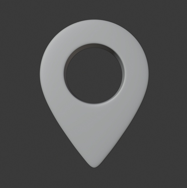 【3Dモデル】マップピン