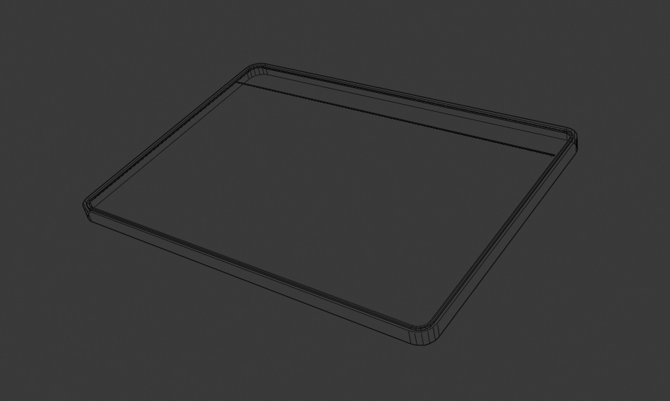 【3Dモデル】タブレット端末