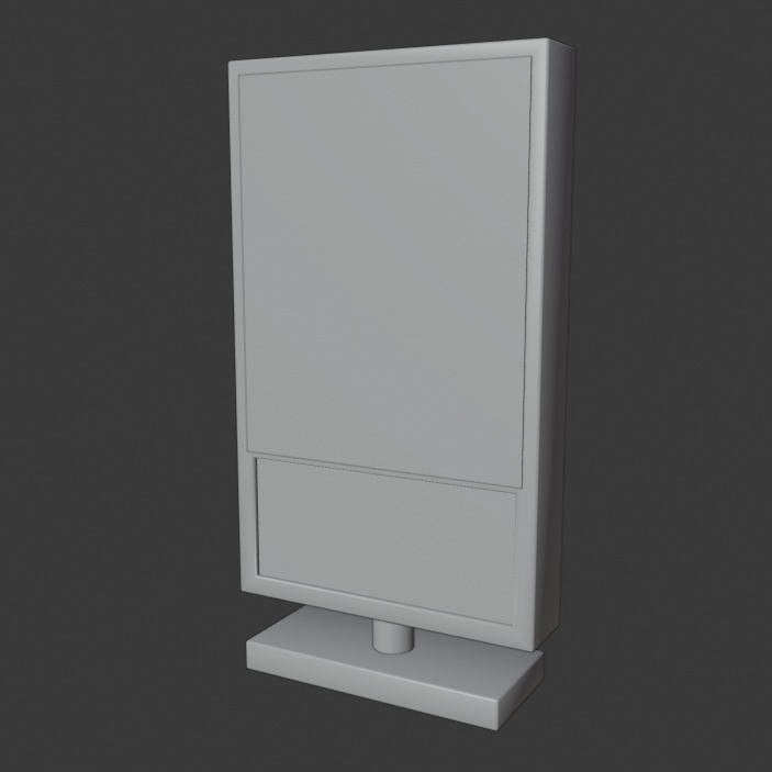 【3Dモデル】デジタルサイネージ
